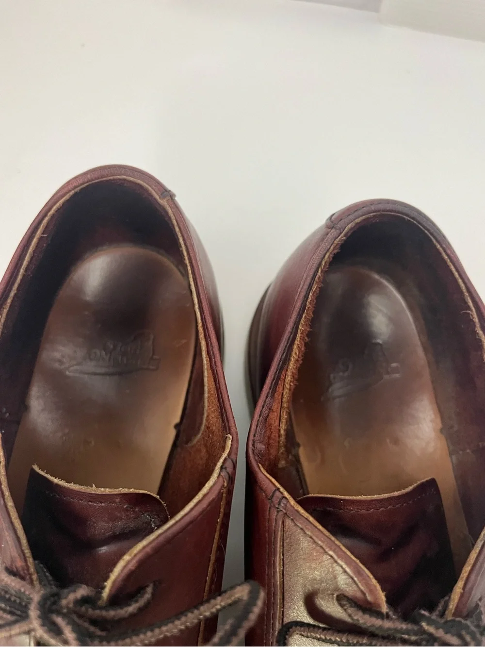 Red Wing 3117 Postman Oxford Oxblood Mesa Leather Mens Size 10 D Discontinued